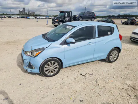 KL8CD6SAXGC617577 — 2016 Chevrolet Spark, Передняя часть, фото до ремонта