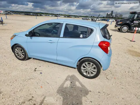 2016 Chevrolet Spark 1Lt VIN KL8CD6SAXGC617577 фото 2
