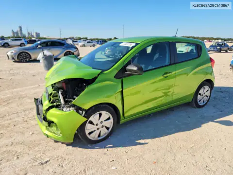 2016 Chevrolet Spark Ls VIN KL8CB6SA2GC613867 фото 1