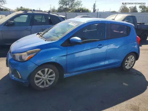 KL8CD6SA1GC644263 — 2016 Chevrolet Spark, Сторона, фото до ремонта