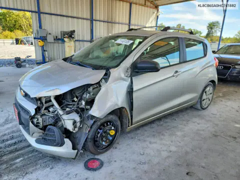 KL8CB6SA0HC741882 — 2017 Chevrolet Spark, Передняя часть, фото до ремонта