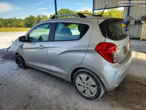 2017 Chevrolet Spark Ls VIN KL8CB6SA0HC741882 фото 2