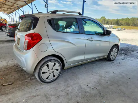 2017 Chevrolet Spark Ls VIN KL8CB6SA0HC741882 фото 3