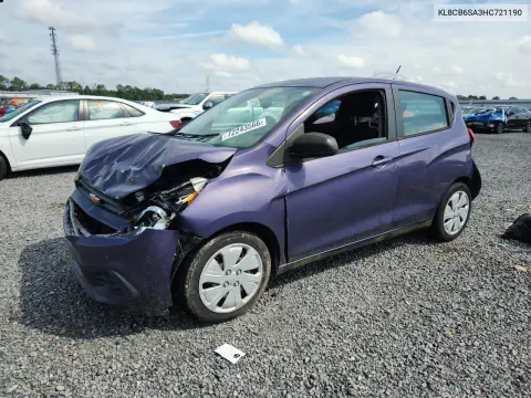 KL8CB6SA3HC721190 — 2017 Chevrolet Spark, Передняя часть, фото до ремонта
