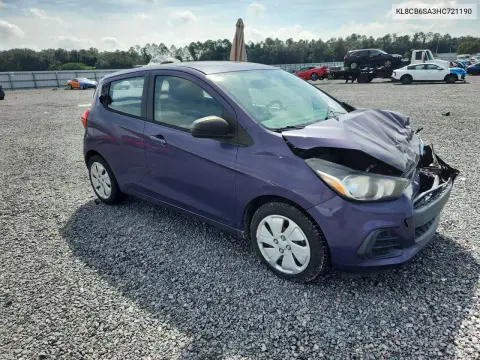 2017 Chevrolet Spark Ls VIN KL8CB6SA3HC721190 фото 4