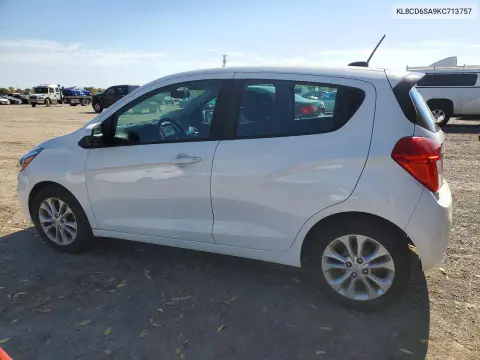 2019 Chevrolet Spark 1Lt VIN KL8CD6SA9KC713757 фото 2