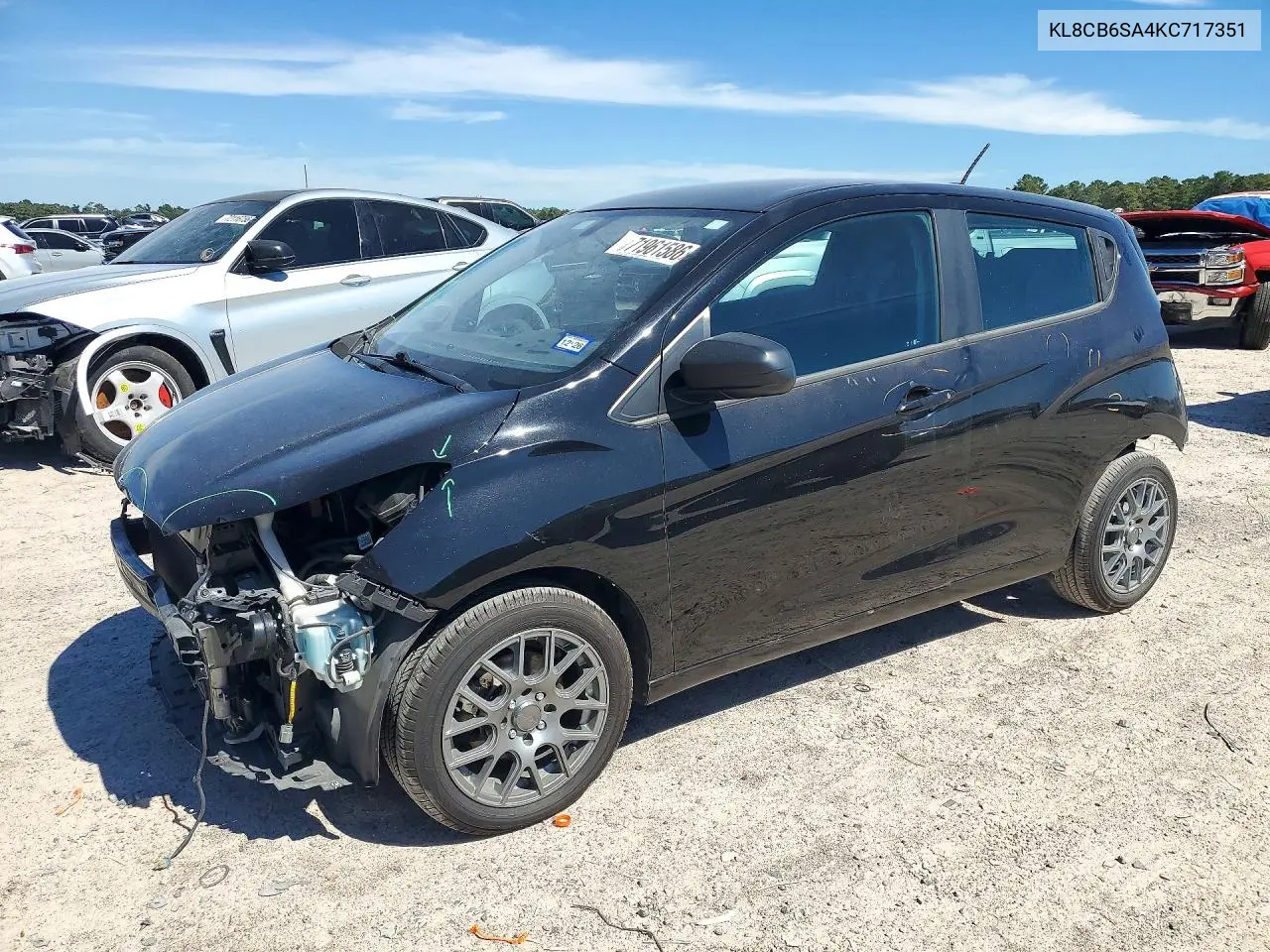 2019 Chevrolet Spark Ls VIN KL8CB6SA4KC717351 фото 1