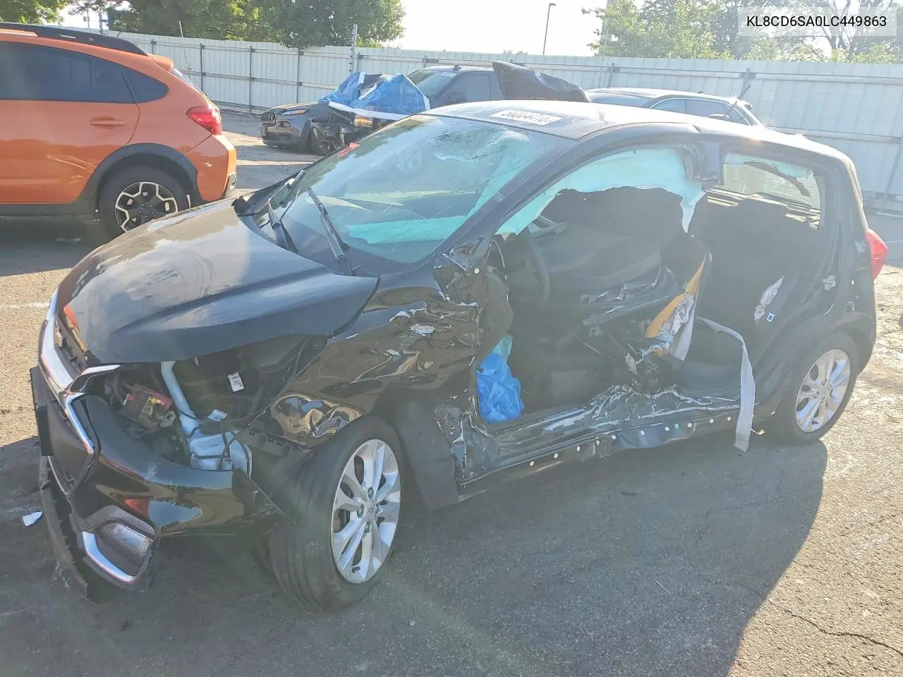 KL8CD6SA0LC449863 Chevrolet Spark 2020 — повреждение Повреждения со всех сторон, фото до ремонта