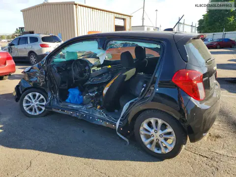 KL8CD6SA0LC449863 — 2020 Chevrolet Spark, фото 2 с аукциона Copart, Повреждения со всех сторон
