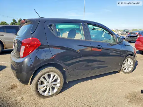 KL8CD6SA0LC449863 — 2020 Chevrolet Spark, фото 3 с аукциона Copart, Повреждения со всех сторон