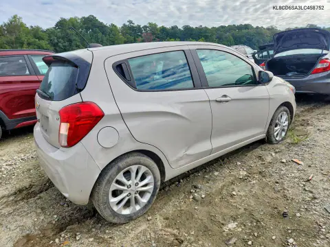 2020 Chevrolet Spark 1Lt VIN KL8CD6SA3LC458752 фото 3
