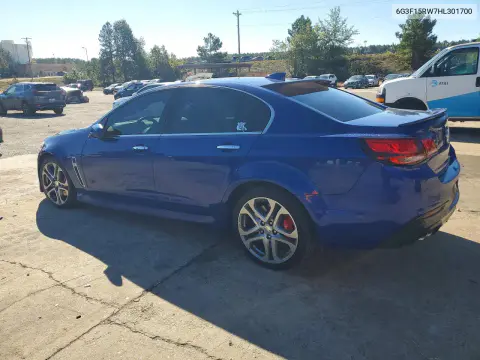 2017 Chevrolet Ss VIN 6G3F15RW7HL301700 фото 2