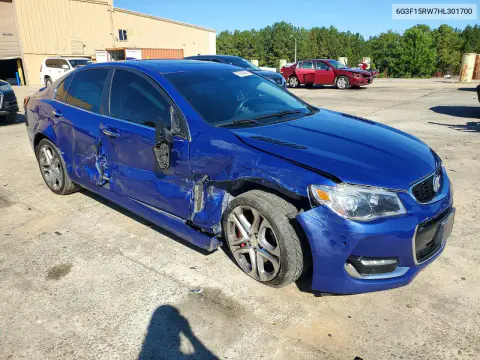 2017 Chevrolet Ss VIN 6G3F15RW7HL301700 фото 4