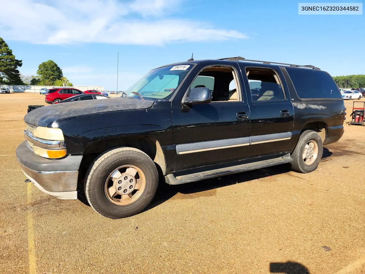 2002 Chevrolet Suburban C1500 VIN 3GNEC16Z32G344582 фото 1