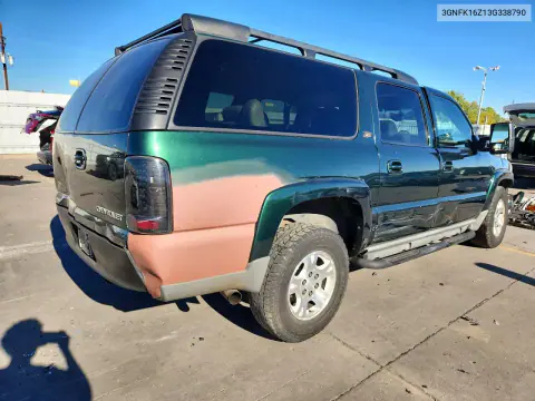2003 Chevrolet Suburban K1500 VIN 3GNFK16Z13G338790 фото 3