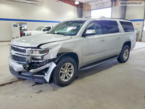 1GNSKJKC5FR661857 — 2015 Chevrolet Suburban, Передняя часть, фото до ремонта