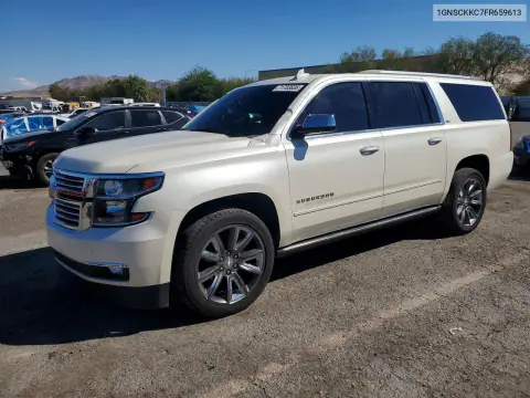 2015 Chevrolet Suburban C1500 Ltz VIN 1GNSCKKC7FR659613 фото 1