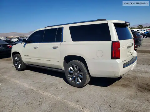 2015 Chevrolet Suburban C1500 Ltz VIN 1GNSCKKC7FR659613 фото 2