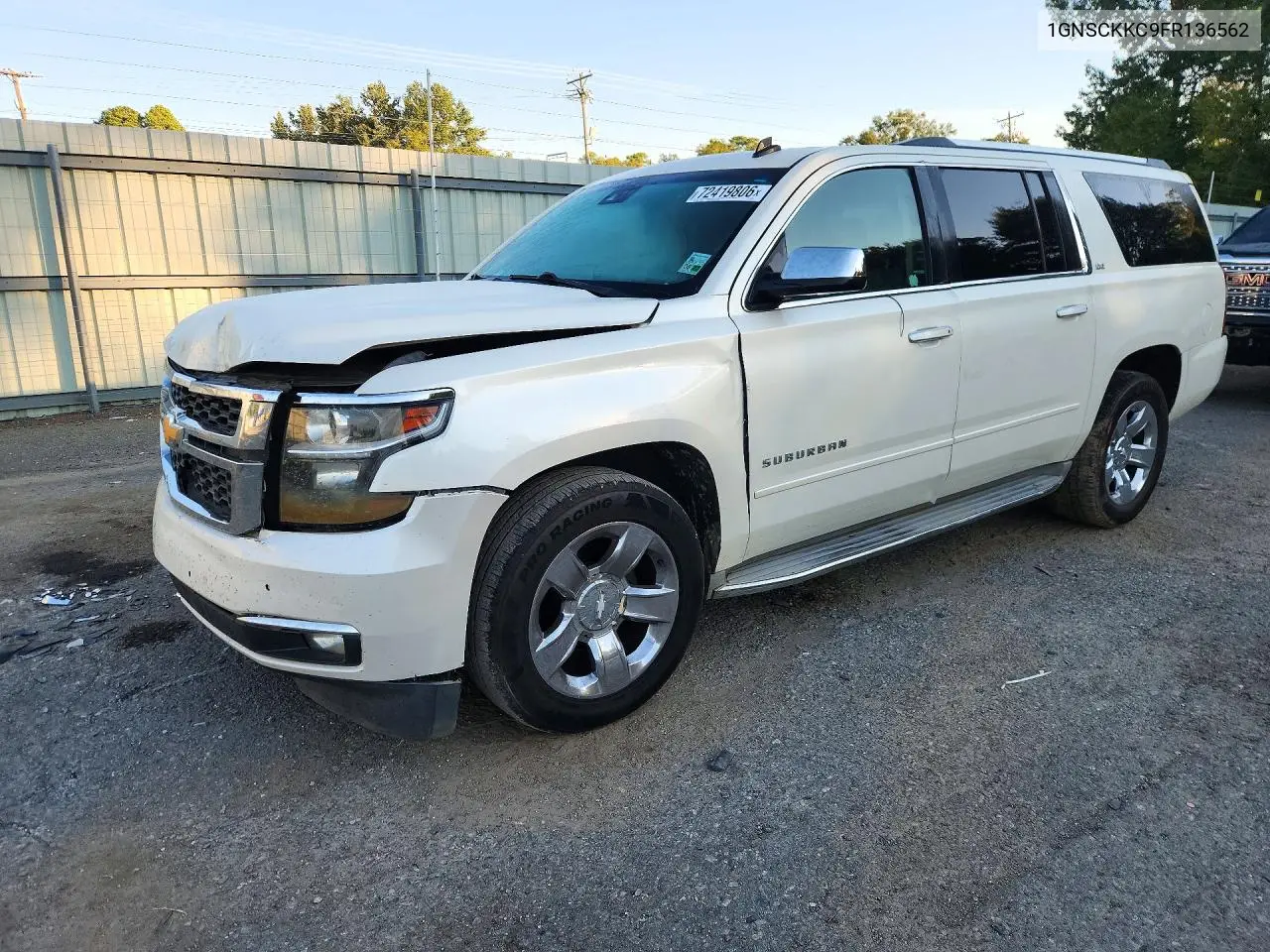 2015 Chevrolet Suburban C1500 Ltz VIN 1GNSCKKC9FR136562 фото 1