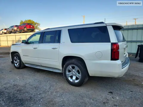 2015 Chevrolet Suburban C1500 Ltz VIN 1GNSCKKC9FR136562 фото 2