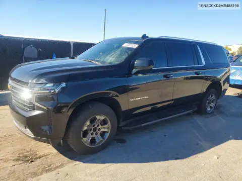 1GNSCCKD4MR488198 — 2021 Chevrolet Suburban, Мелкие вмятины и царапины, фото до ремонта