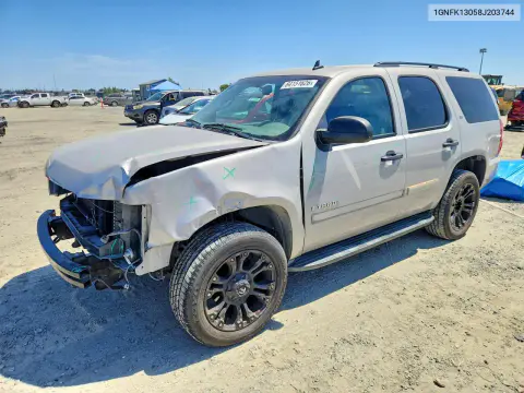 1GNFK13058J203744 — 2008 Chevrolet Tahoe, Передняя часть, фото до ремонта