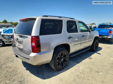2008 Chevrolet Tahoe K1500 VIN 1GNFK13058J203744 фото 3