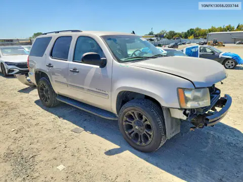 2008 Chevrolet Tahoe K1500 VIN 1GNFK13058J203744 фото 4