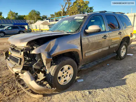 2012 Chevrolet Tahoe K1500 Lt VIN 1GNSKBE04CR122195 фото 1
