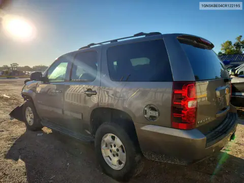 2012 Chevrolet Tahoe K1500 Lt VIN 1GNSKBE04CR122195 фото 2