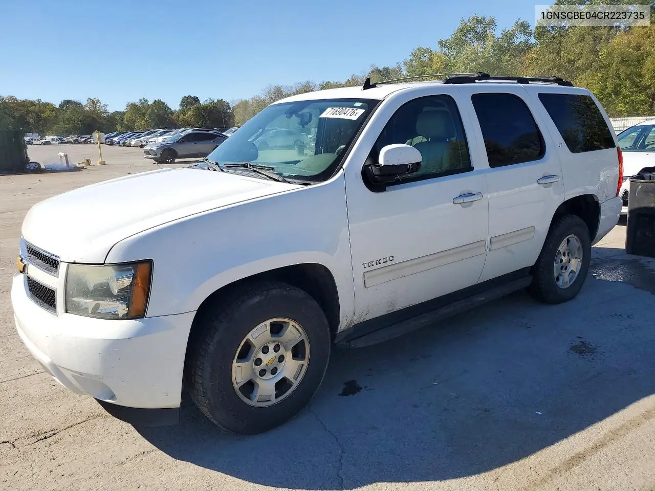 2012 Chevrolet Tahoe C1500 Lt VIN 1GNSCBE04CR223735 фото 1