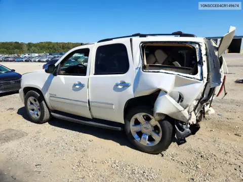2012 Chevrolet Tahoe C1500 Ltz VIN 1GNSCCE04CR149674 фото 2