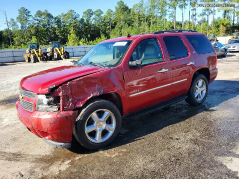1GNSCCE08DR235488 — 2013 Chevrolet Tahoe, Передняя часть, фото до ремонта