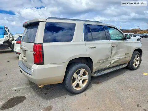 2015 Chevrolet Tahoe C1500 Lt VIN 1GNSCBKC2FR712542 фото 3