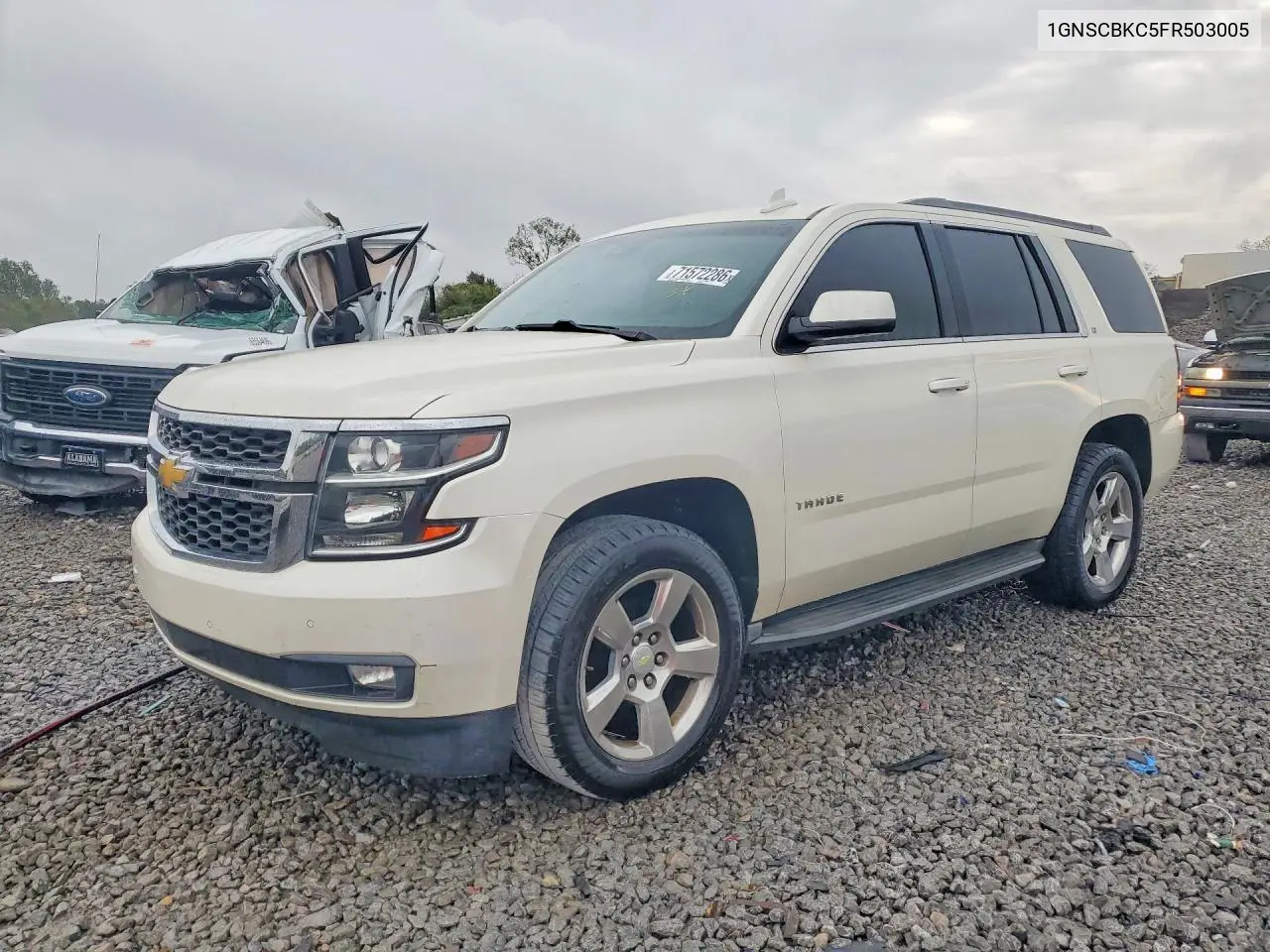2015 Chevrolet Tahoe C1500 Lt VIN 1GNSCBKC5FR503005 фото 1