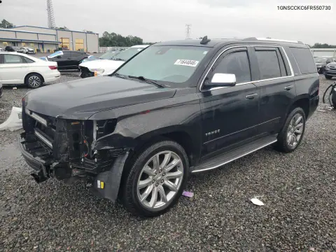 1GNSCCKC6FR550730 — 2015 Chevrolet Tahoe, Передняя часть, фото до ремонта