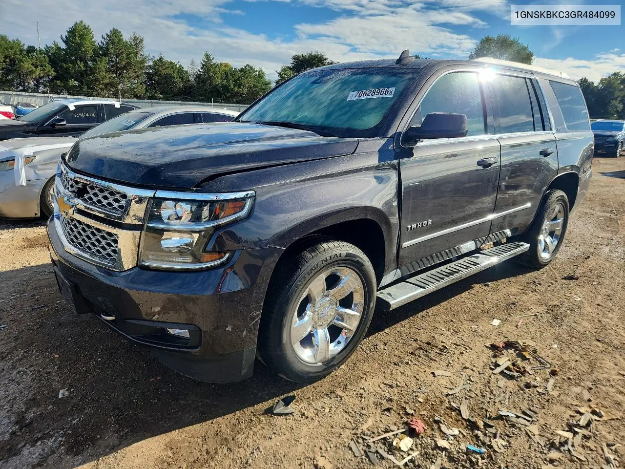 2016 Chevrolet Tahoe K1500 Lt VIN 1GNSKBKC3GR484099 фото 1