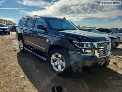 2016 Chevrolet Tahoe K1500 Lt VIN 1GNSKBKC3GR484099 фото 4