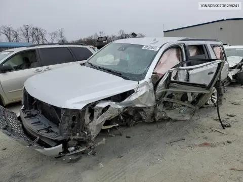 1GNSCBKC7GR298241 — 2016 Chevrolet Tahoe, Повреждения со всех сторон, фото до ремонта