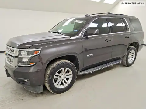 1GNSKBKC7HR193381 — 2017 Chevrolet Tahoe, Мелкие вмятины и царапины, фото до ремонта