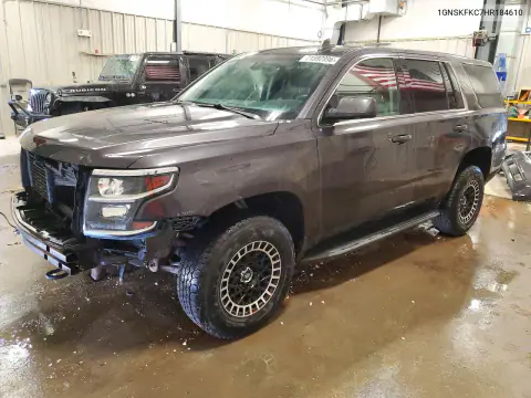 1GNSKFKC7HR184610 — 2017 Chevrolet Tahoe, Передняя часть, фото до ремонта