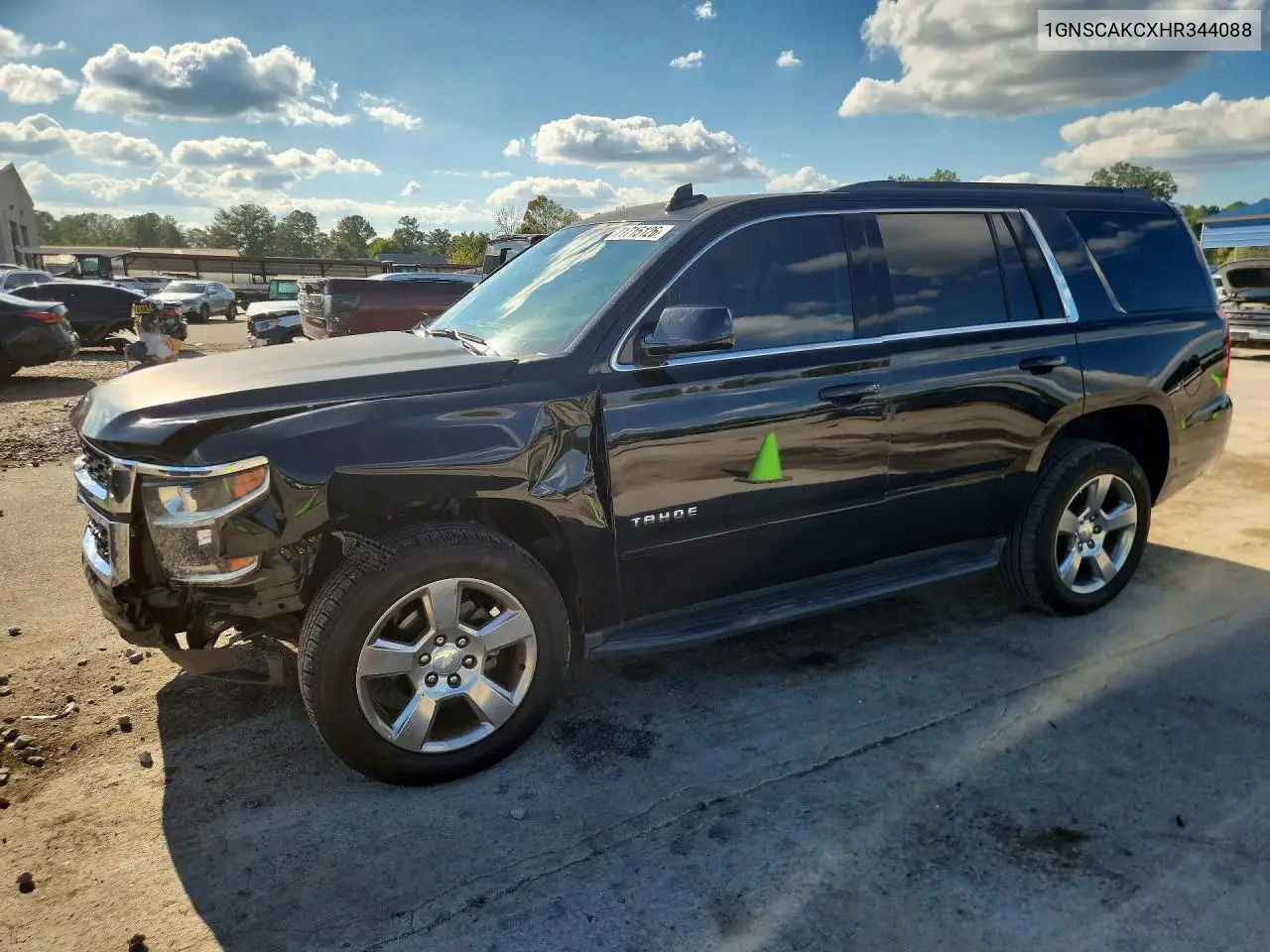 2017 Chevrolet Tahoe C1500 Ls VIN 1GNSCAKCXHR344088 фото 1