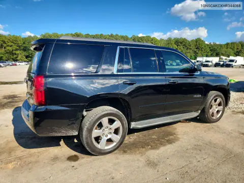2017 Chevrolet Tahoe C1500 Ls VIN 1GNSCAKCXHR344088 фото 3
