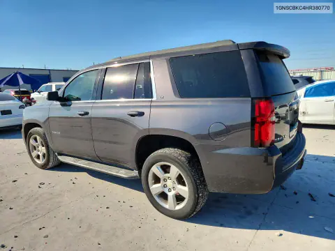 2017 Chevrolet Tahoe C1500 Lt VIN 1GNSCBKC4HR380770 фото 2