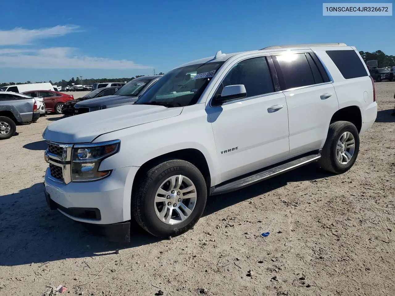 2018 Chevrolet Tahoe C1500 Ls VIN 1GNSCAEC4JR326672 фото 1