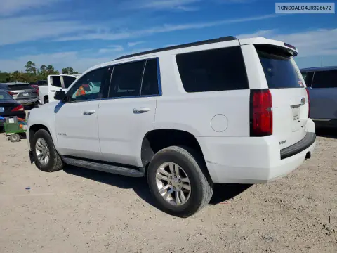 2018 Chevrolet Tahoe C1500 Ls VIN 1GNSCAEC4JR326672 фото 2