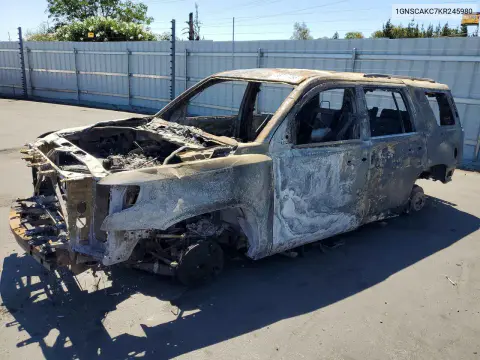 1GNSCAKC7KR245980 — 2019 Chevrolet Tahoe, Пожар, фото до ремонта