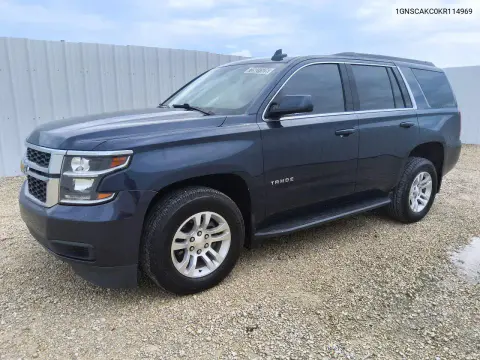 1GNSCAKC0KR114969 — 2019 Chevrolet Tahoe, Мелкие вмятины и царапины, фото до ремонта