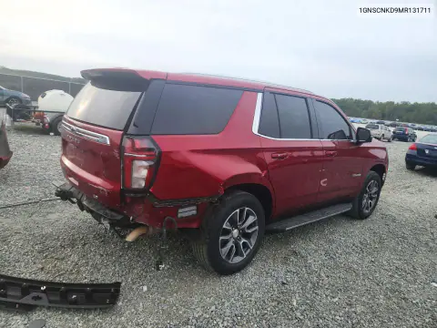 2021 Chevrolet Tahoe C1500 Lt VIN 1GNSCNKD9MR131711 фото 3