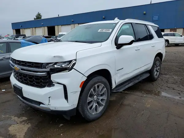 1GNSCMKD9PR117547 — 2023 Chevrolet Tahoe, Передняя часть (Front End), фото до ремонта